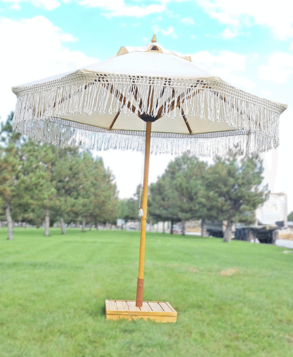 Ahşap Bahçe,Otel,Kafe,Plaj Şemsiye ,Makrome Şemsiye