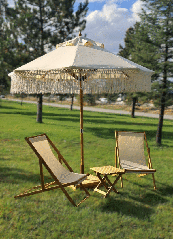 Ahşap Bahçe,Otel,Kafe,Plaj Şemsiye ,Makrome Şemsiye