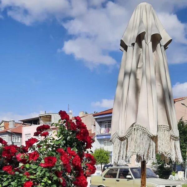 Ahşap Bahçe,Otel,Kafe,Plaj Şemsiye ,Makrome Şemsiye